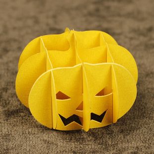 万圣节小南瓜 益智幼儿园儿童剪纸折纸 趣味简易手工制作diy材料