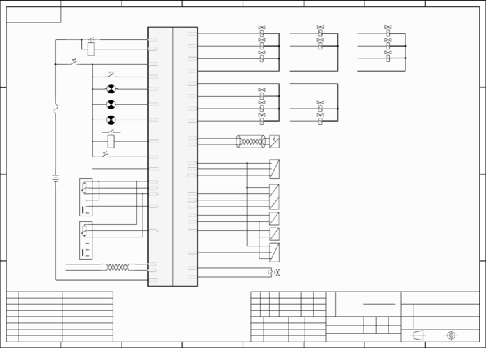 南岳单体泵ecu022电气原理图(增压)