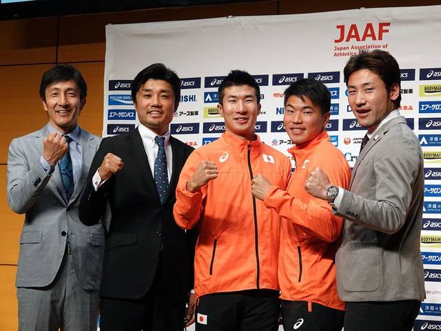 2016年里约奥运会,山县亮太,饭冢翔太,桐生祥秀和剑桥飞鸟组成的日本