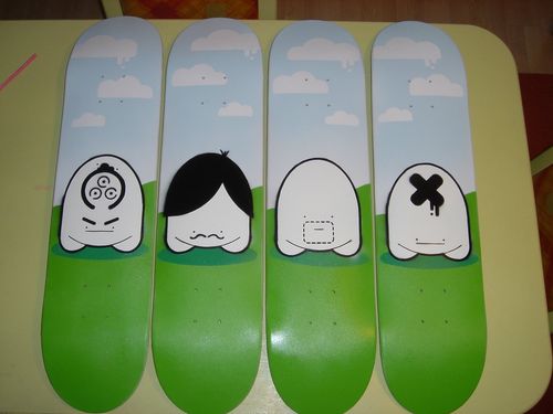 超酷的滑板图案设计