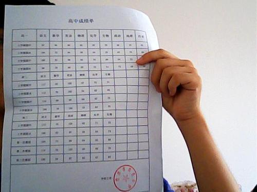 去韩国留学需要的高中成绩单格式这样可以吗