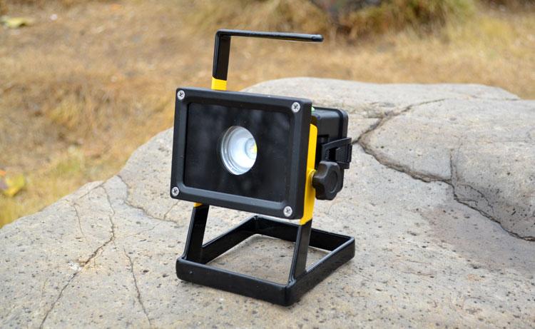 移动照明室外工作灯led可充电投光灯便携式手提应急灯