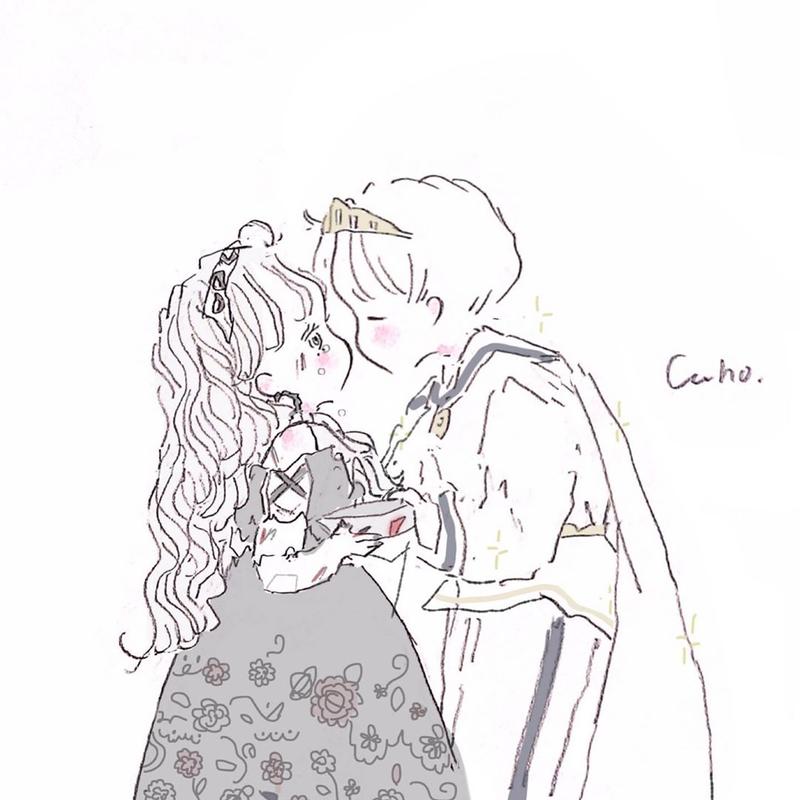 情侣简笔画图片大全男女朋友简笔画临摹素材