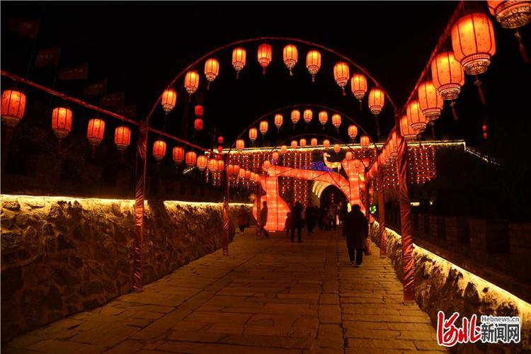 组图|石家庄土门关驿道小镇张灯结彩闹元宵