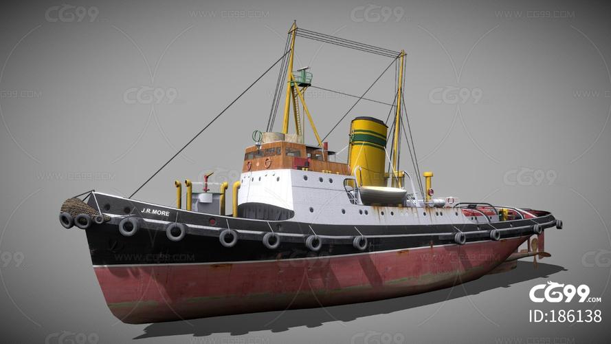 蒸汽轮船 轮船 蒸汽朋克船 渔船 朋克渔船 朋克船 货轮 老式轮船 蒸汽