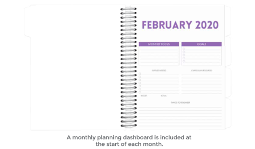 monthly goals & focus