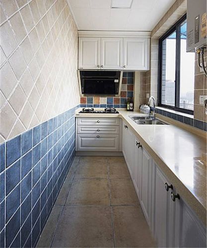 【品牌装修设计公司】窄长厨房装修效果图