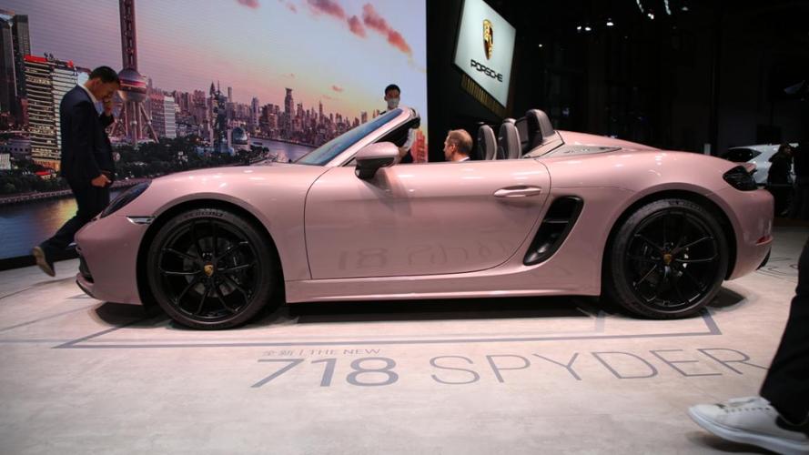 上海车展:俘获姑娘芳心的利器 保时捷718 spyder开启预售