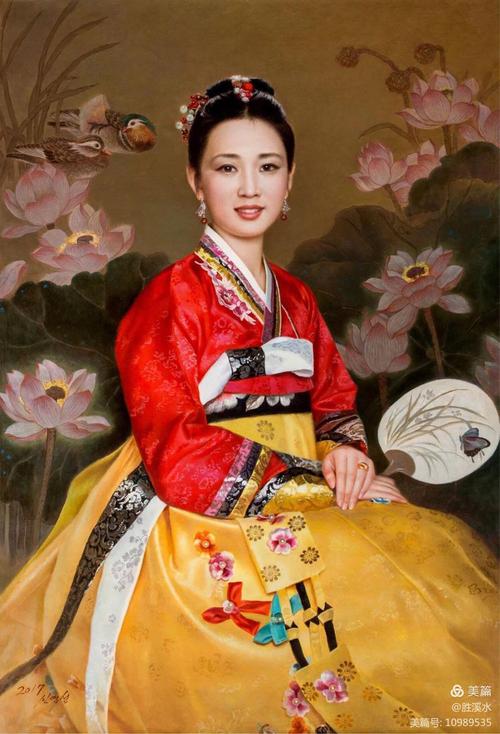 朝鲜油画人物篇二