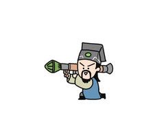 恶搞风格的q版搞笑包青天卡通人物微信头像