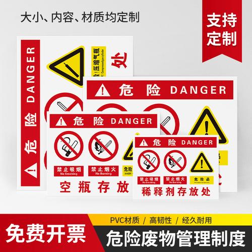 液化气存放处安全标识牌企业工厂车间仓库禁止烟火安全警示牌禁止吸烟