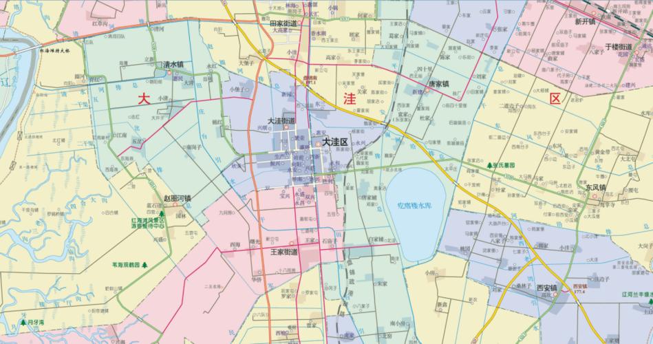 新版《盘锦市政区图》《盘锦市城区图》出炉!你发现变化了吗?