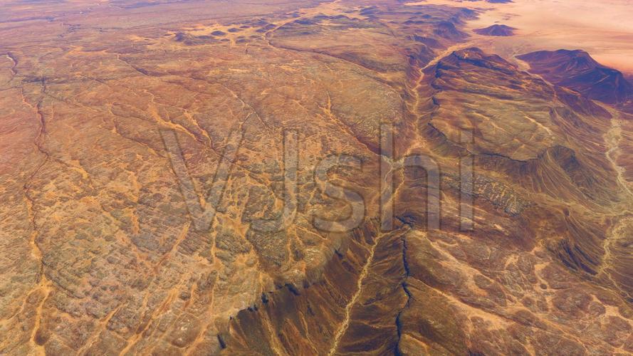 4k奇特地貌火星表面航拍