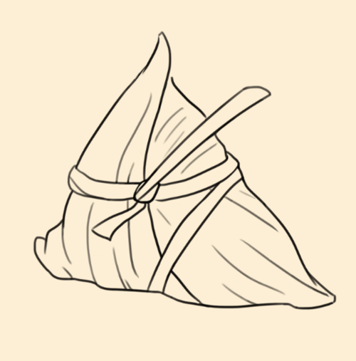 蜜枣粽子简笔画 简笔画图片大全-蒲城教育文学网