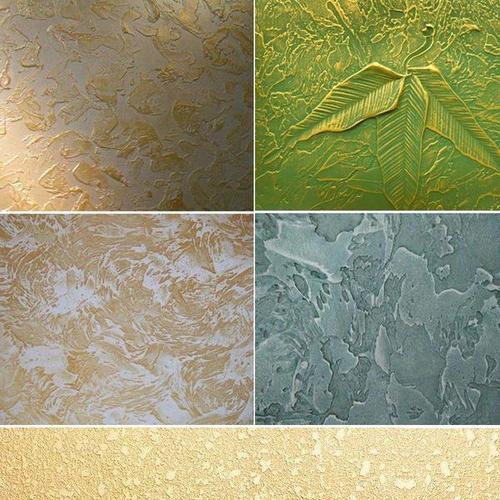 [诚信小店88868] 骨浆肌理漆欧式质感艺术漆墙面浮雕漆造型涂料印花