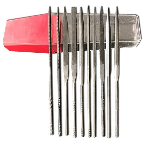 什锦锉刀套装10件套金刚砂整形锉刀三角竹叶半圆锉粗细首饰木工锉