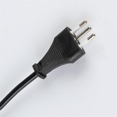 智利插头电源线 3芯意大利插头线 意大利插头电源线c13-c14电源线