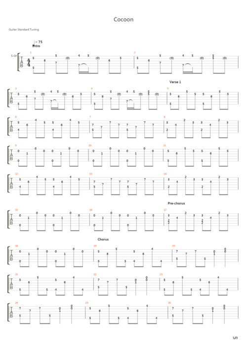 cocoon吉他谱(gtp谱)_jack johnson(杰克·约翰逊)