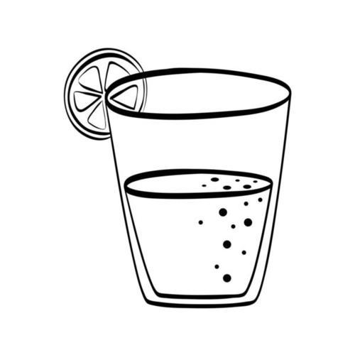 果汁的简笔画简单