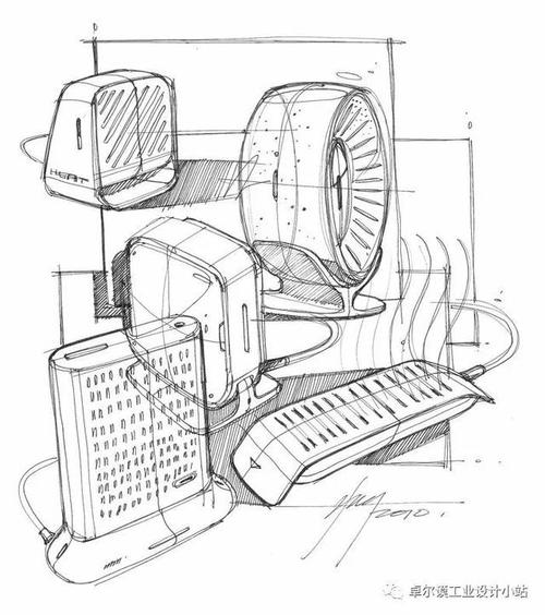 考研专题收集丨电子产品设计手绘灵感图