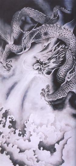 名家 李树宝 国画 - 腾飞