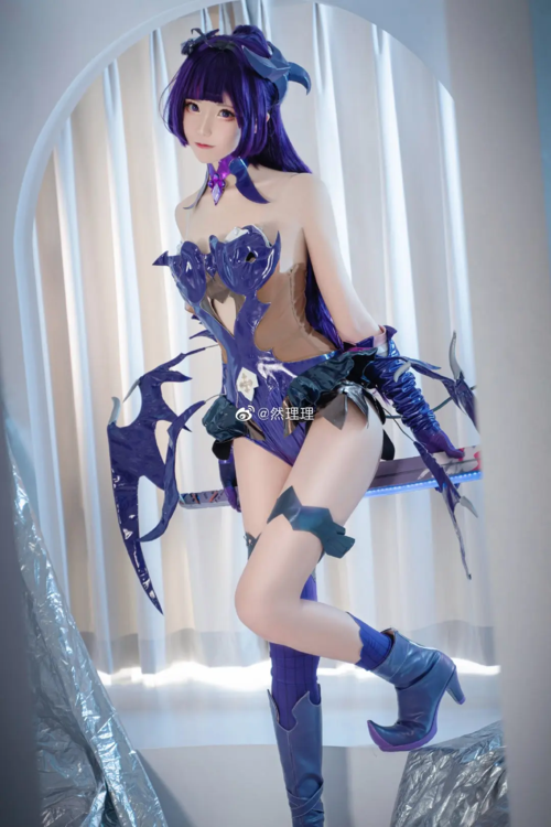 崩坏3 雷电芽衣·幽魅夜魔cos