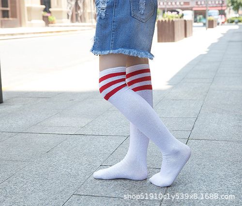 春夏新款女学生三条杠长筒袜子男儿童节足球过膝袜礼服学院表演袜