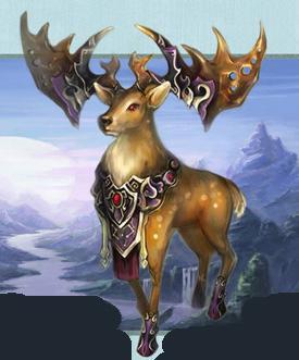 四不像神兽头部简笔画