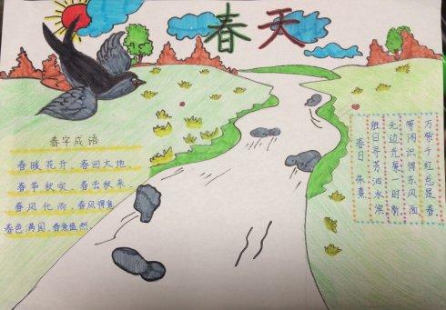 春天手抄报