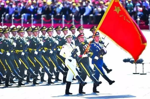 您好,我来自三军仪仗队
