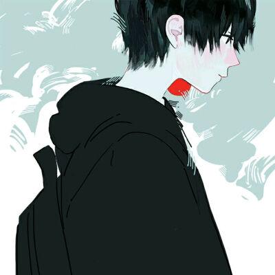 小清新 插画 简洁 男生 唯美 动漫 美图 卡哇伊 图片 花 正太 涂鸦