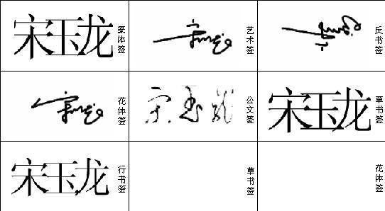 帮我设计个艺术签名 我的名字叫宋玉龙,谢谢!