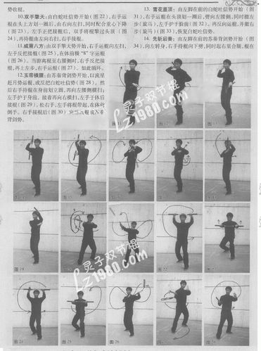 [图文]双节棍单手棍基础20招