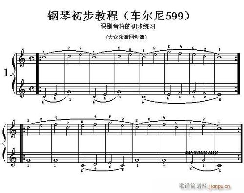 车尔尼599第14首及练习指导