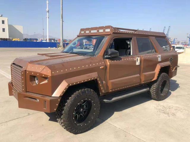 日本生产,美国改装,出口中国的suv装甲车,震撼!