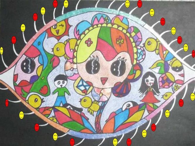 一年级美术上册 第4课 大眼睛