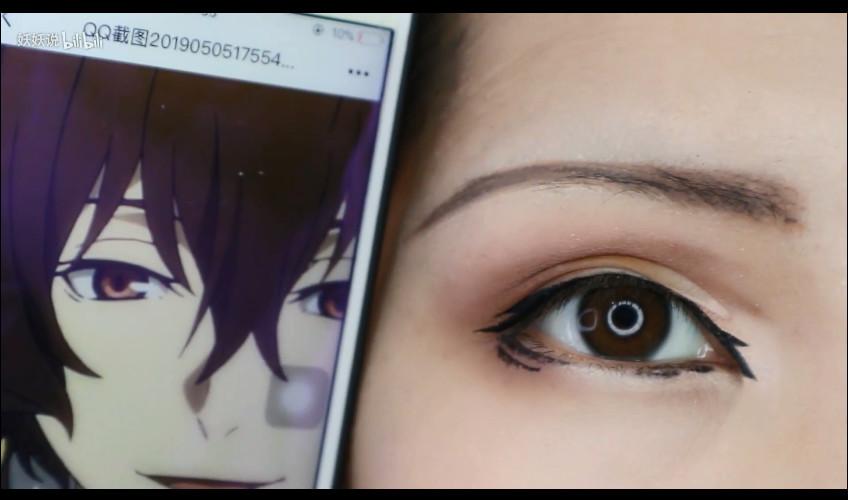u家小课堂|《文豪野犬》太宰治眼妆教程!找死路上也要画个美美的妆