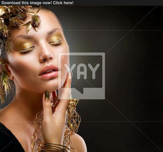 luxury fashion girl portrait