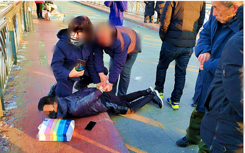 反扒队员继续走上街头,开展异地义务反扒工作