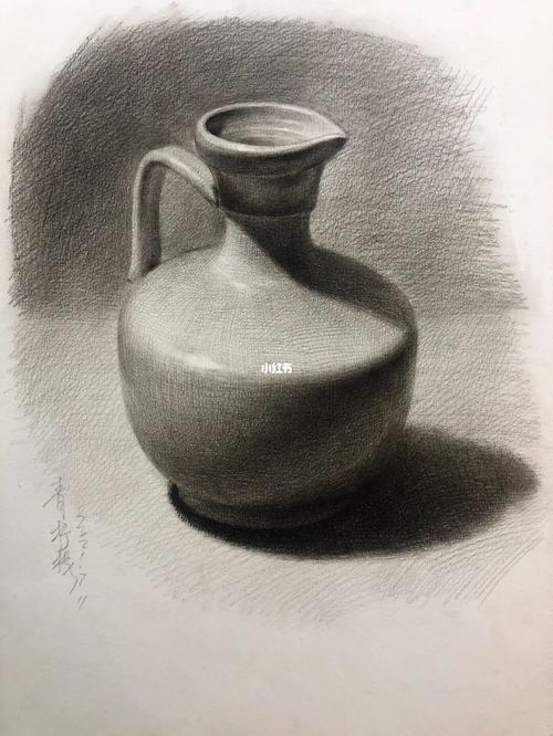 素描陶瓷罐子_素描_陶瓷_壹方城购物中心自由行热门攻略_文化_绘画
