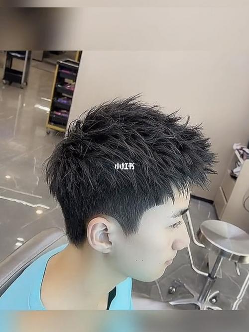 74男士碎盖发型摩根烫烟花烫纹理烫锡纸烫_发型_男士发型_学生党