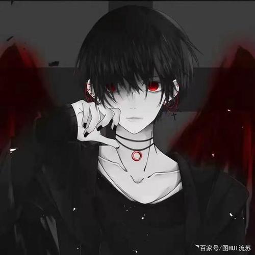 二次元高冷帅气的男生头像