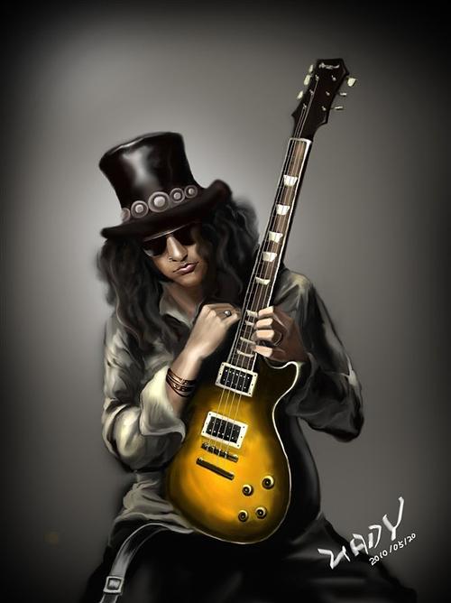 吉他手slash【鼠绘】