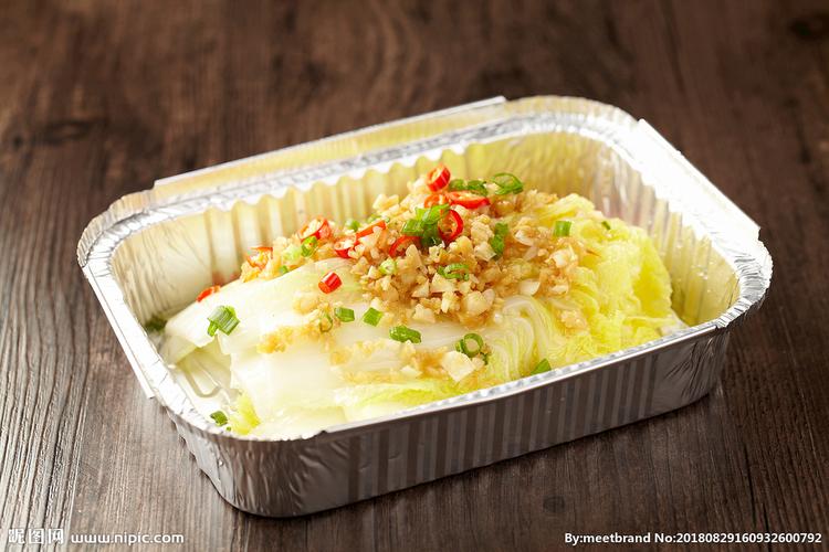 锡纸娃娃菜图片