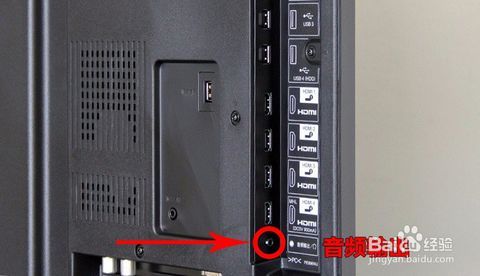 5  电视上找到音频输出孔