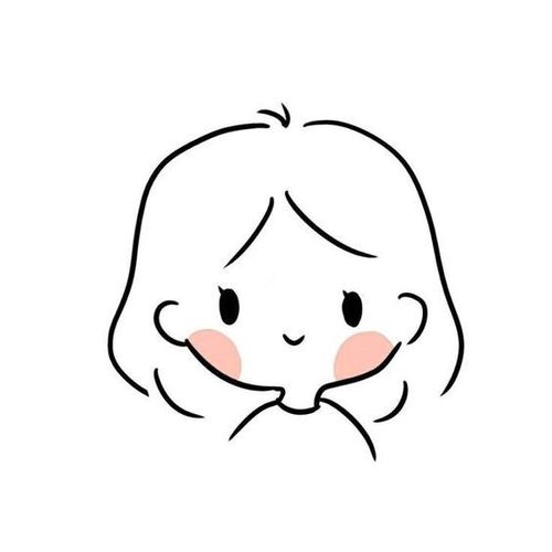 头像·简笔画可爱女生头像,拿来把你!