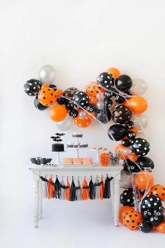 插花培训|低成本也惊艳!2019年万圣节气球装饰我真的吹爆!