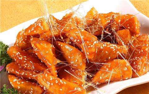 拔丝地瓜图片 鲁菜图片