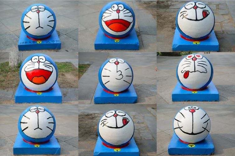 发动小朋友的想象力,彩绘轮胎和石墩,它们可能会成