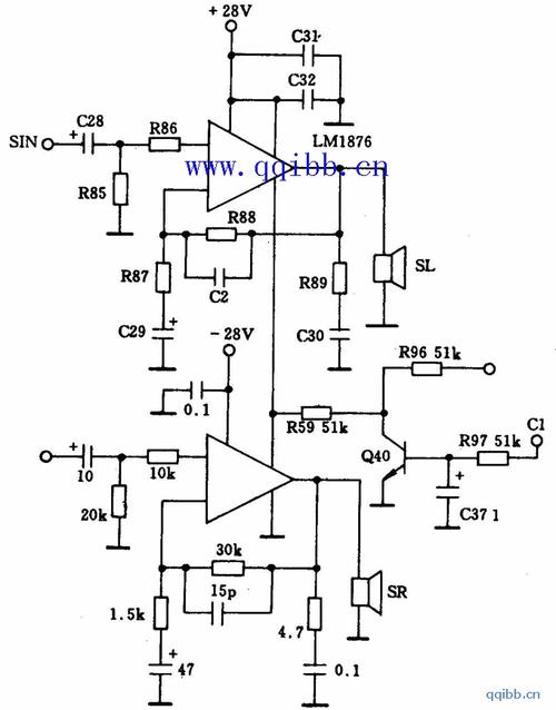 天逸ad6000放大器环绕声道功放电路